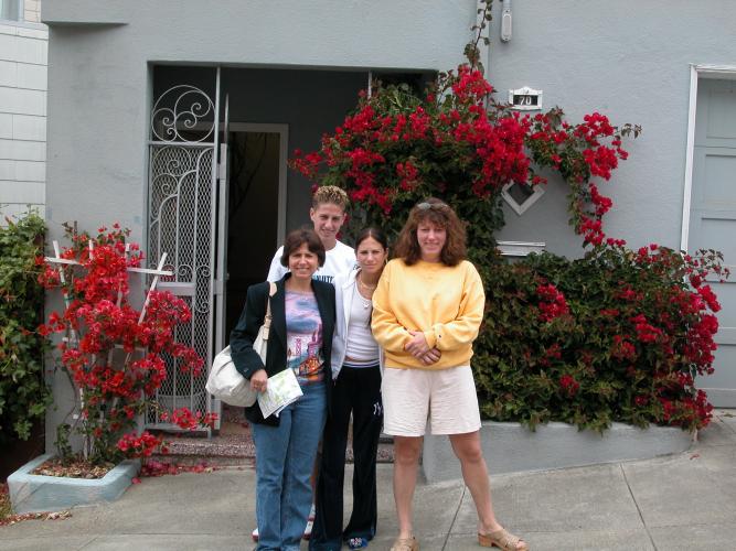 MikeX Sam Mom X Cousin Debbie in San Francisco